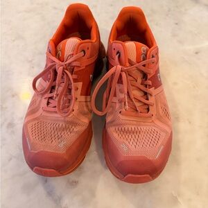 On Running Women's Orange Athletic Shoes